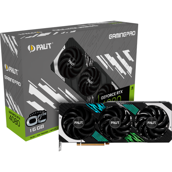 Placa video Palit GeForce RTX 4080 GamingPro OC 16GB GDDR6X 256 Bit