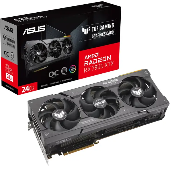 Placa video Asus Radeon RX 7900 XTX TUF GAMING 24GB GDDR6 384 Bit