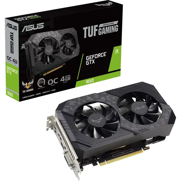 Placa video Asus TUF Gaming GeForce GTX 1650 OC V2 4GB