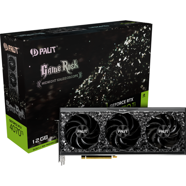 Placa video Palit GeForce RTX 4070 Ti GameRock 12GB GDDR6X 192 Bit