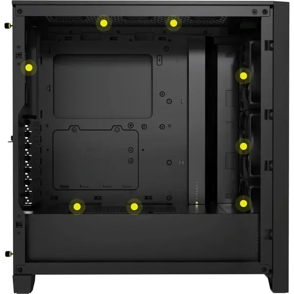 Carcasa Corsair iCUE 4000D RGB Airflow Black