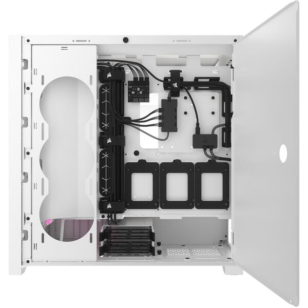 Carcasa Corsair iCUE 5000D RGB Airflow True White