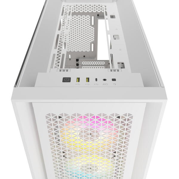 Carcasa Corsair iCUE 5000D RGB Airflow True White