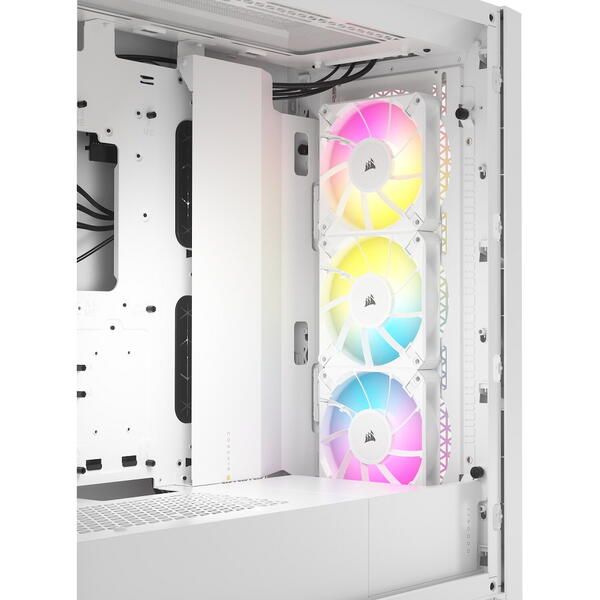 Carcasa Corsair iCUE 5000D RGB Airflow True White