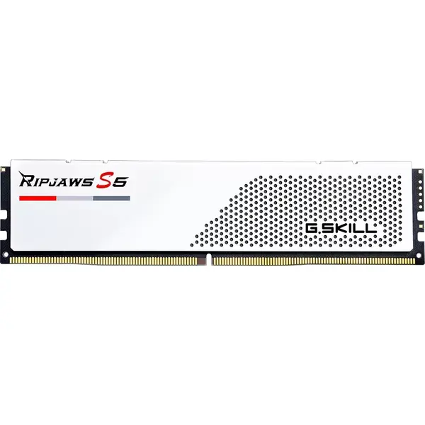 Memorie G.Skill Ripjaws S5 DDR5 64GB 5200MHz CL36 1.25V Kit Dual Channel White