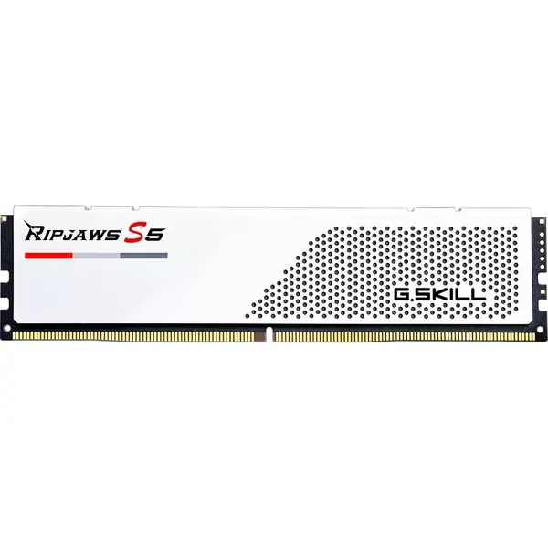 Memorie G.Skill Ripjaws S5 DDR5 64GB 5600MHz CL28 1.35V Kit Dual Channel White