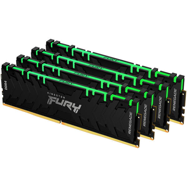 Memorie Kingston FURY Renegade RGB DDR4 32GB 3600MHz CL16 Kit Quad Channel