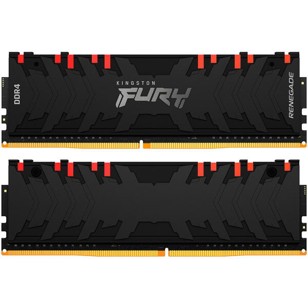 Memorie Kingston FURY Renegade RGB DDR4 32GB 3600MHz CL16 Kit Quad Channel