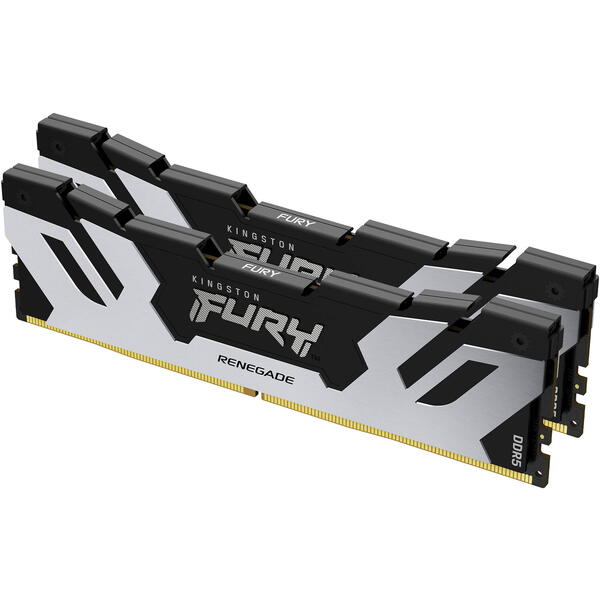 Memorie Kingston FURY Renegade Silver 64GB DDR5 6000MHz CL32 Kit Dual Channel