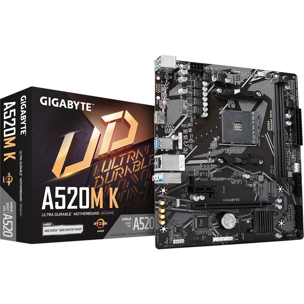 Placa de baza Gigabyte A520M K Socket AM4