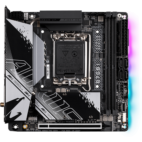 Placa de baza Gigabyte B760I AORUS PRO DDR4 Socket 1700