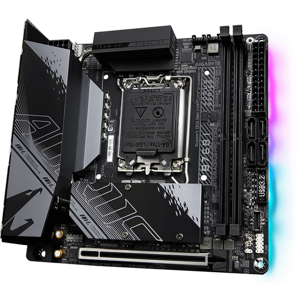 Placa de baza Gigabyte B760I AORUS PRO DDR4 Socket 1700