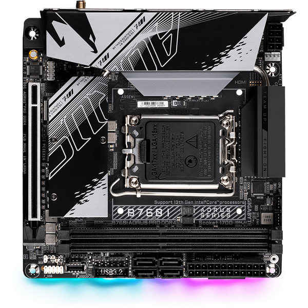 Placa de baza Gigabyte B760I AORUS PRO DDR4 Socket 1700