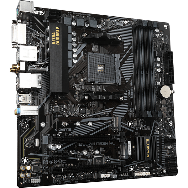 Placa de baza Gigabyte B550M DS3H AC Socket AM4