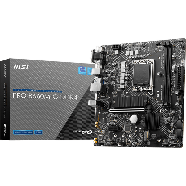 Placa de baza MSI PRO B660M-G DDR4 Socket 1700