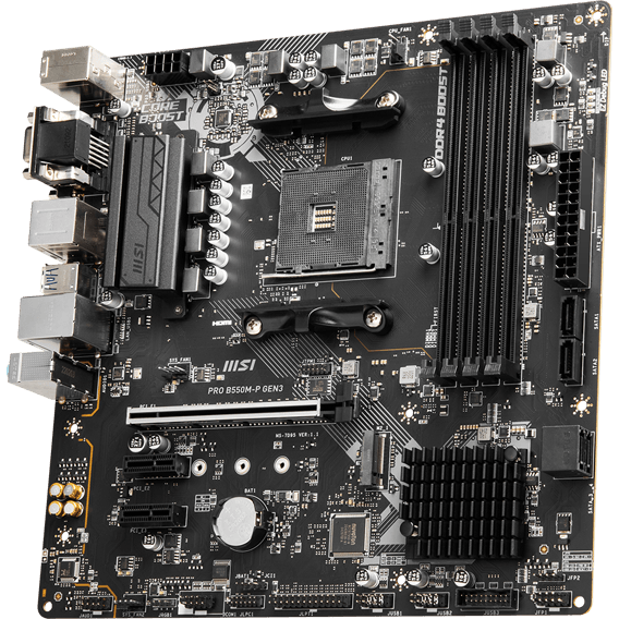 Placa de baza MSI PRO B550M-P GEN3 Socket AM4