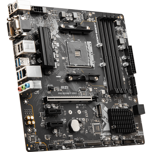 Placa de baza MSI PRO B550M-P GEN3 Socket AM4