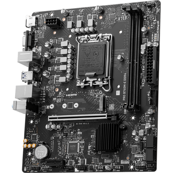 Placa de baza MSI PRO B760M-E DDR4 Socket 1700