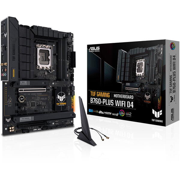 Placa de baza Asus TUF GAMING B760-PLUS WIFI DDR4 Socket 1700