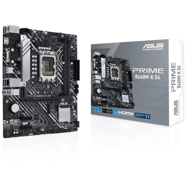 Placa de baza Asus PRIME B660M-K DDR4 Socket 1700