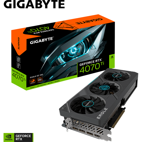 Placa video Gigabyte GeForce RTX 4070 Ti EAGLE OC 12GB GDDR6X 192-bit DLSS 3.0