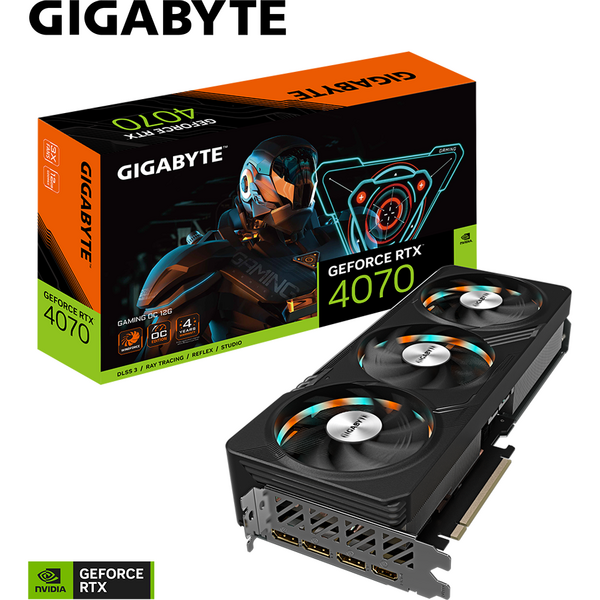 Placa video Gigabyte GeForce RTX 4070 GAMING OC 12GB GDDR6X 192-bit DLSS 3.0