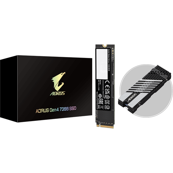 SSD Gigabyte AORUS Gen4 7300 2TB PCI Express 4.0 x4 M.2 2280