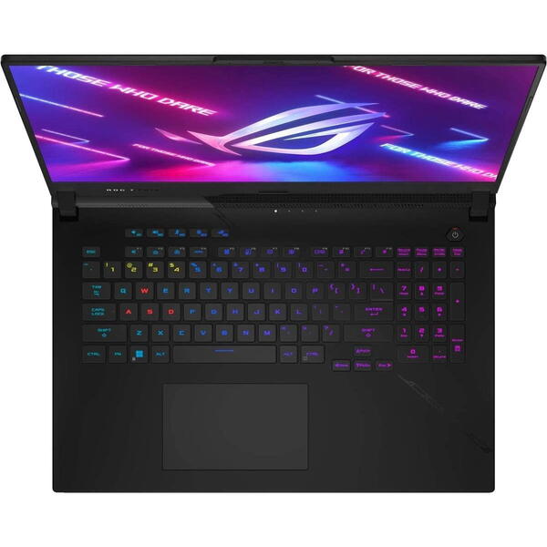 Laptop Gaming Asus ROG Strix SCAR 17 G733PY, 17.3 inch QHD 240Hz, AMD Ryzen 9 7945HX, 32GB DDR5, 2TB SSD, GeForce RTX 4090 16GB, No OS, Off Black