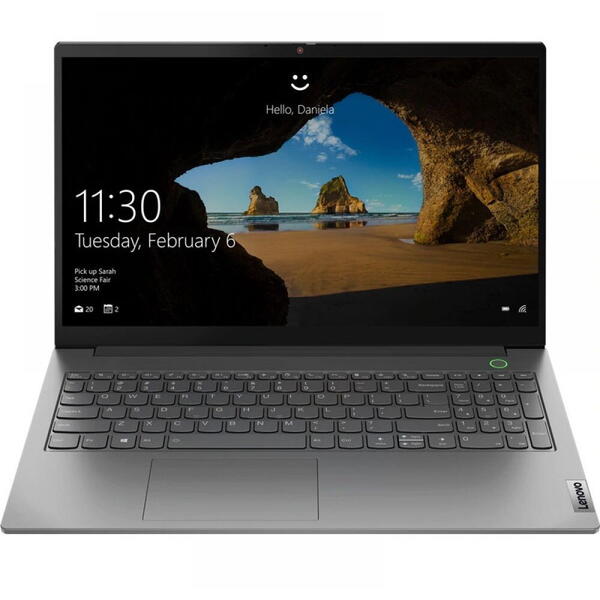 Laptop Lenovo ThinkBook 15 G4 IAP, 15.6 inch FHD IPS, Intel Core i7-1255U, 16GB DDR4, 1TB SSD, Intel Iris Xe, Mineral Gray