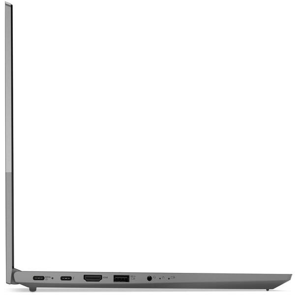 Laptop Lenovo ThinkBook 15 G4 IAP, 15.6 inch FHD IPS, Intel Core i7-1255U, 16GB DDR4, 1TB SSD, Intel Iris Xe, Mineral Gray