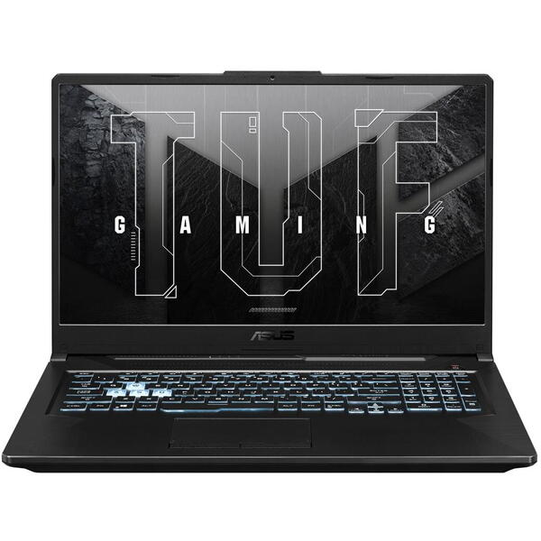 Laptop Asus TUF F17 FX706HF, 17.3 inch FHD 144Hz, Intel Core i5-11400H, 8GB DDR4, 512GB SSD, GeForce RTX 2050 4GB, Graphite Black