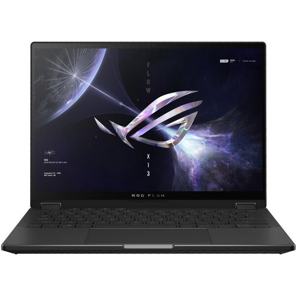 Laptop Gaming Asus ROG Flow X13 GV302XU, 13.4 inch QHD+ 165Hz Touch, AMD Ryzen 9 7940HS, 16GB DDR5, 1TB SSD, GeForce RTX 4050 6GB, Win 11 Home, Off Black