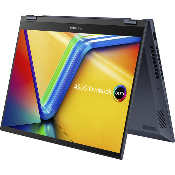 Laptop 2 in 1 Asus VivoBook S 14 Flip OLED TP3402ZA, 14 inch 2.8k Touch, Intel Core i7-12700H, 16GB DDR4, 512GB SSD, Intel Iris Xe Graphics, Windows 11 Home, Quiet Blue