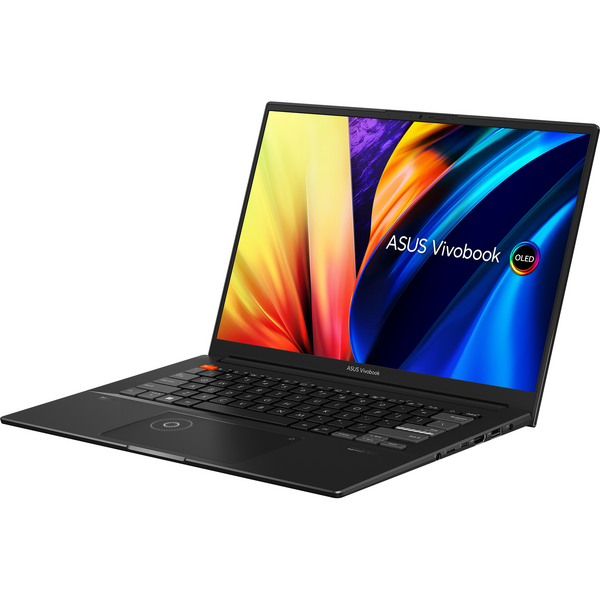 Laptop Asus Vivobook Pro 14X OLED N7401ZE, 14.5 inch 2.8K 120Hz, Intel Core i7-12700H, 16GB DDR5, 512GB SSD, GeForce RTX 3050 Ti 4GB, Win 11 Pro, Black