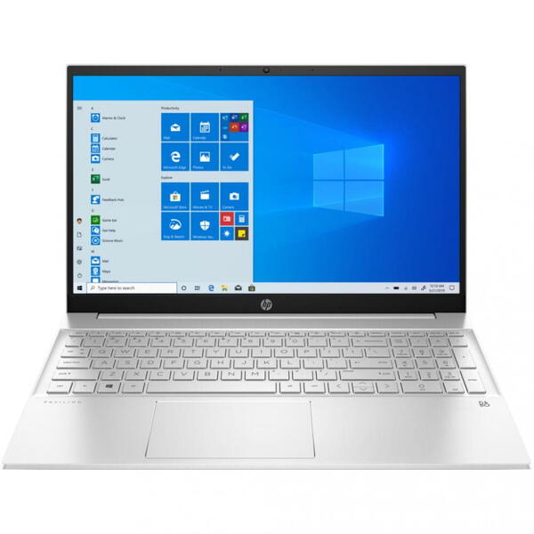 Laptop HP 15-fc0025nq, 15.6 inch FHD IPS, AMD Ryzen 5 7520U, 8GB DDR5, 256GB SSD, Radeon 610M, Free DOS, Silver