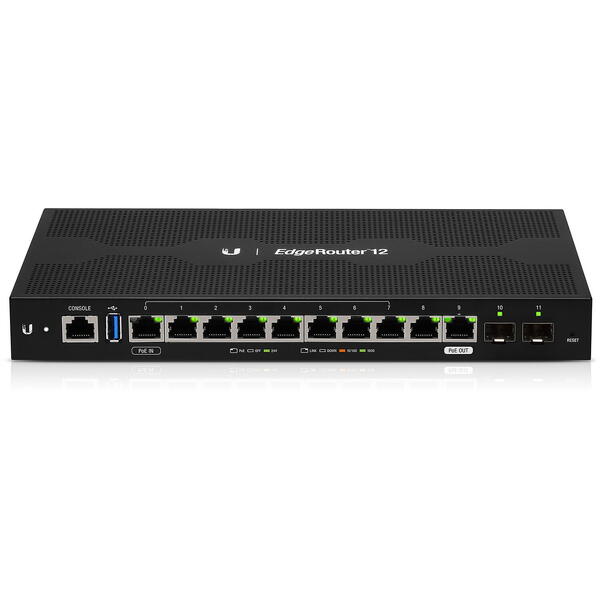 Router Ubiquiti ER-12, 10 Porturi, PoE