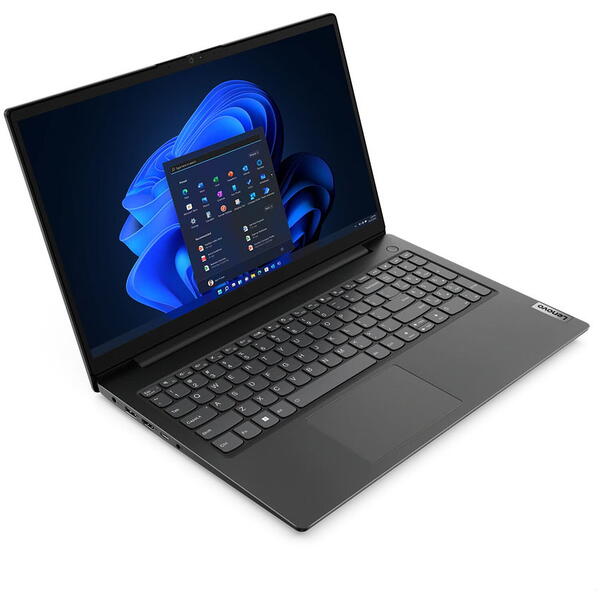 Laptop Lenovo V15 G3 IAP, 15.6 inch FHD, Intel Core i3-1215U with IPU, 8GB DDR4, 512GB SSD, Intel UHD, Business Black