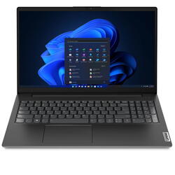 Laptop Lenovo V15 G3 ABA, 15.6 inch FHD, AMD Ryzen 5 5625U, 8GB DDR4, 512GB SSD, Radeon, Business Black