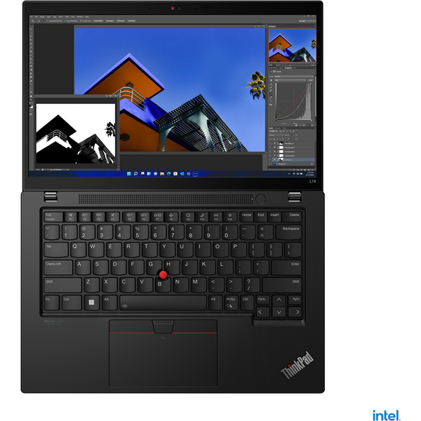 Laptop Lenovo ThinkPad L14 Gen 3, 14 inch FHD IPS, Intel Core i7-1255U, 16GB DDR4, 512GB SSD, Intel Iris Xe, Win 11 Pro, Thunder Black