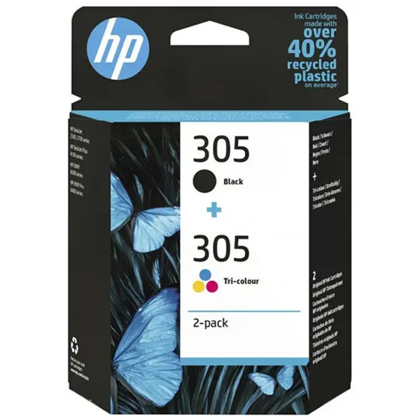 Cartus Cerneala HP 305 2-Pack Tri-color/Black