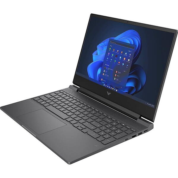 Laptop Gaming HP Victus 15-fa0004nq, 15.6 inch FHD IPS, Intel Core i7-12700H, 16GB DDR4, 512GB SSD, GeForce RTX 3050 Ti 4GB, Free DOS, Mica Silver
