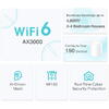 Mesh MESH TP-LINK, wireless, router AX3000, pt interior, 3000 Mbps, port LAN, WAN, 2.4 GHz | 5 GHz, antena interna x 2, standard 802.11ax, "Deco X50(2-pack)" (include TV 1.75lei)