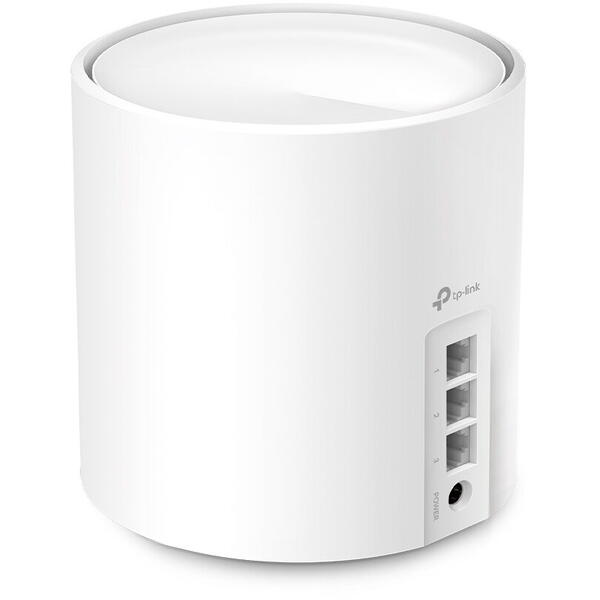 Mesh MESH TP-LINK, wireless, router AX3000, pt interior, 3000 Mbps, port LAN, WAN, 2.4 GHz | 5 GHz, antena interna x 2, standard 802.11ax, "Deco X50(2-pack)" (include TV 1.75lei)