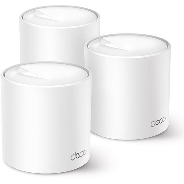 Router Wireless TP-LINK DECO X50 Dual Band WiFi 6, 3pack