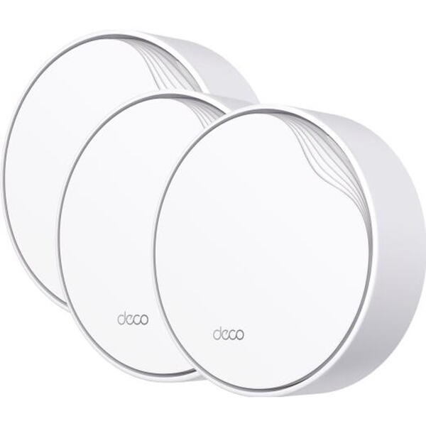 Router Wireless TP-LINK DECO X50 PoE Dual Band WiFi 6, 3pack