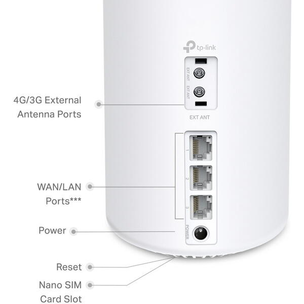 Router Wireless TP-LINK DECO X50-4G Dual Band WiFi 6 1-pack