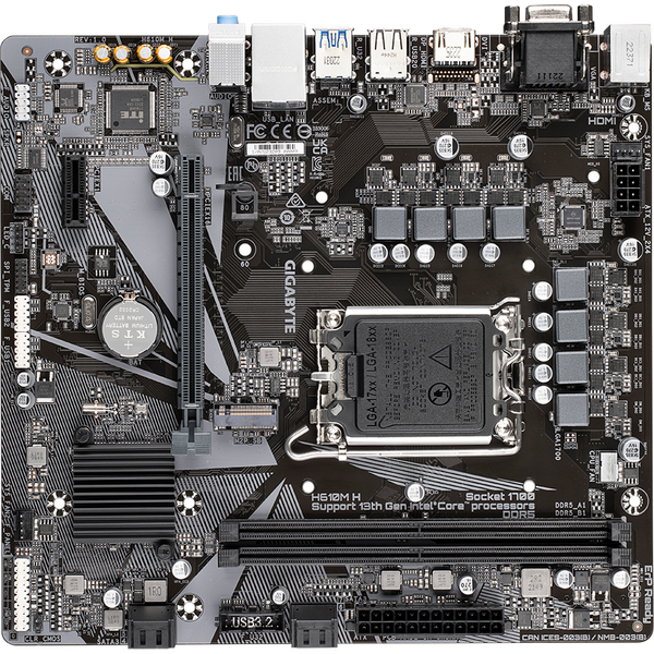 Placa de baza Gigabyte H610M H Socket 1700