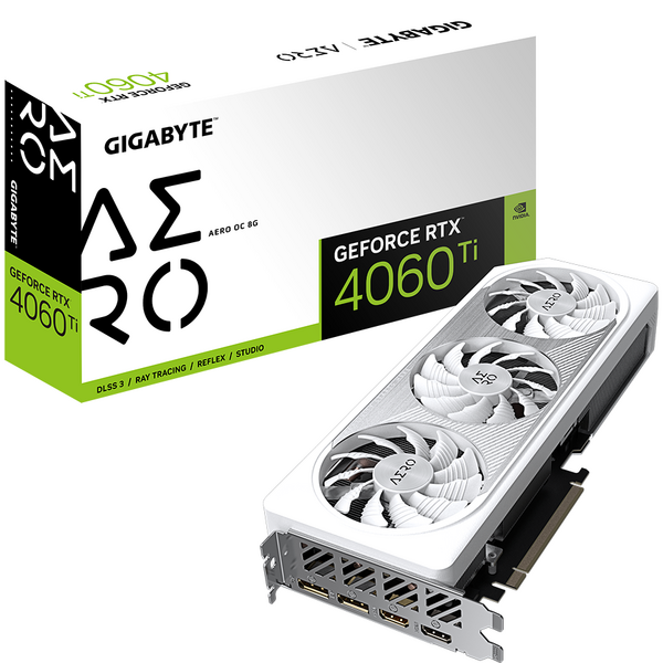 Placa video Gigabyte GeForce RTX 4060 Ti AERO OC 8GB GDDR6 DLSS 3.0 128 bit