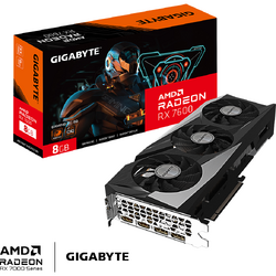 Placa video Gigabyte Radeon RX 7600 GAMING OC 8GB GDDR6 1‎28 bit