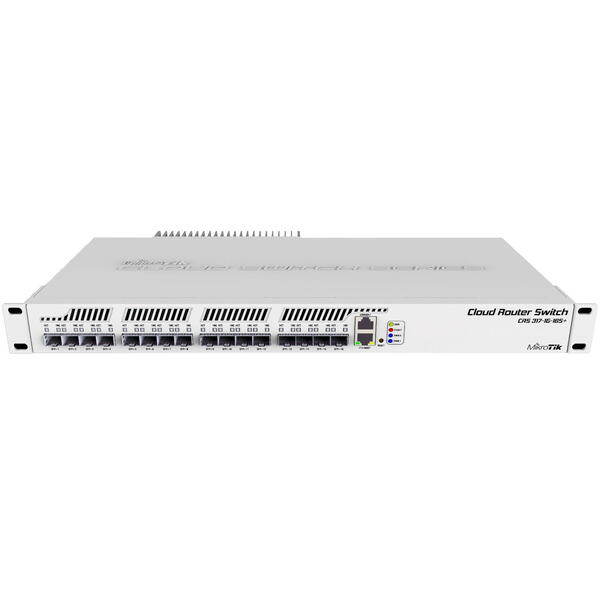 Switch MikroTik CRS317-1G-16S+RM Gigabit  Cloud Router Switch  16SFP+ 1GbE Management